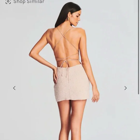 Retrofete mini pearl dress with tags SMALL - Picture 4 of 6